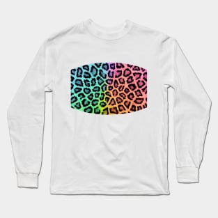 Neon Leopard Print Long Sleeve T-Shirt